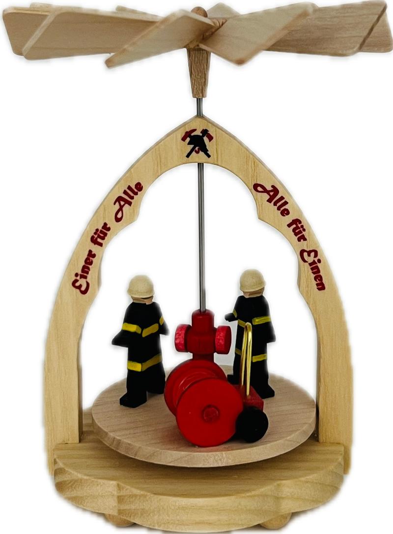 Richard Glaesser Wärmespiel Feuerwehr aus Seiffen im Erzgebirge