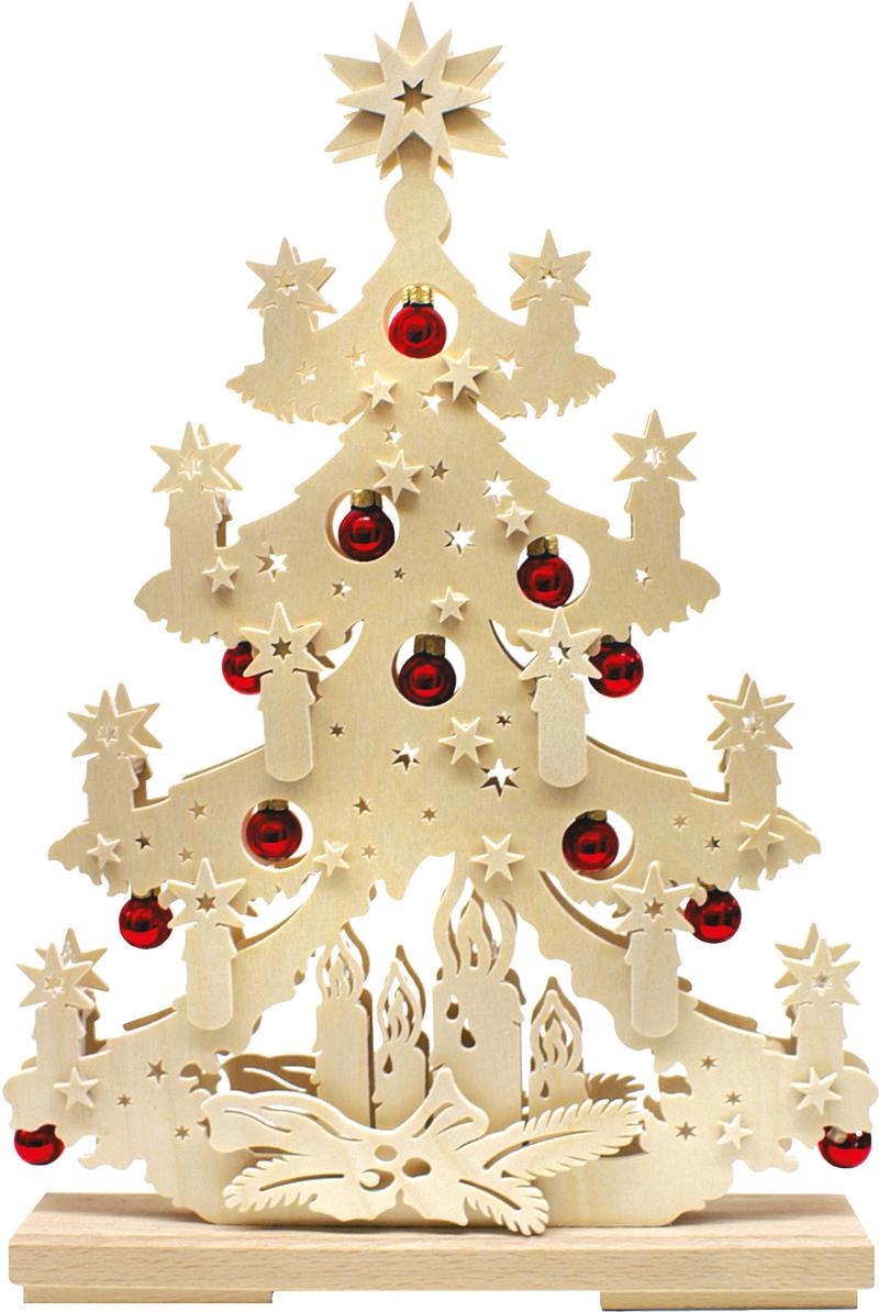 Ratags Tanne klein, Kugeln rot