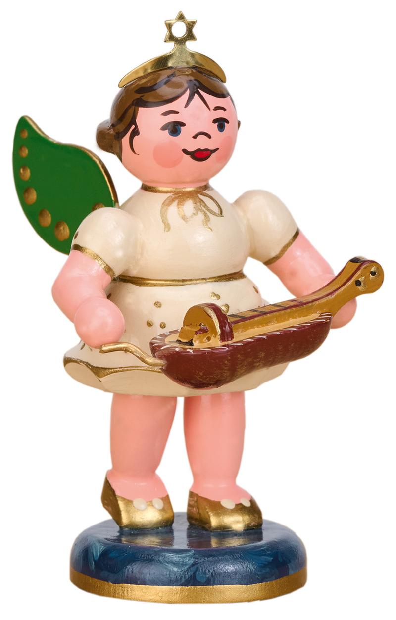 Hubrig Engel mit Drehleier 6,5 cm - Neuheit 2025