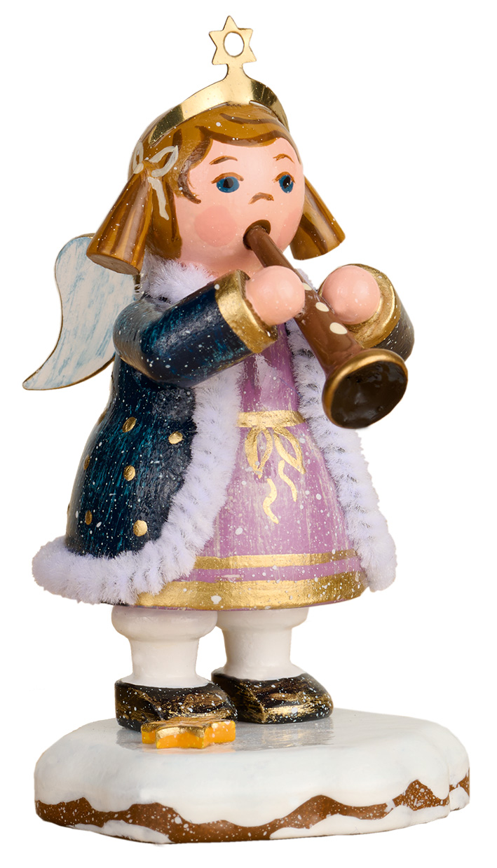 Hubrig Winterkinder - Himmelskind mit Klarinette 6,5 cm - Neuheit 2025