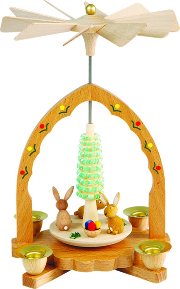 Richard Glaesser Pyramide Hasen aus Seiffen im Erzgebirge